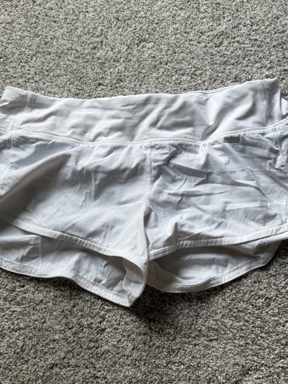 lululemon athletica White Athletic Shorts